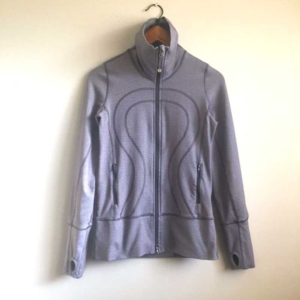 Lululemon In Stride Stripe Jacket